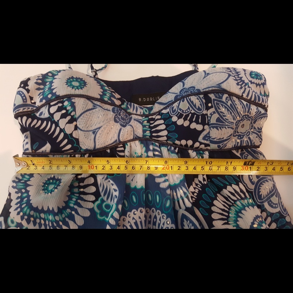B. Darlin Lined Sheer Dress, NWOT Size 5/6 - Picture 7 of 8
